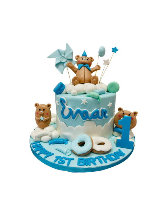 Evaan's 1st Birthday Fondant Delight