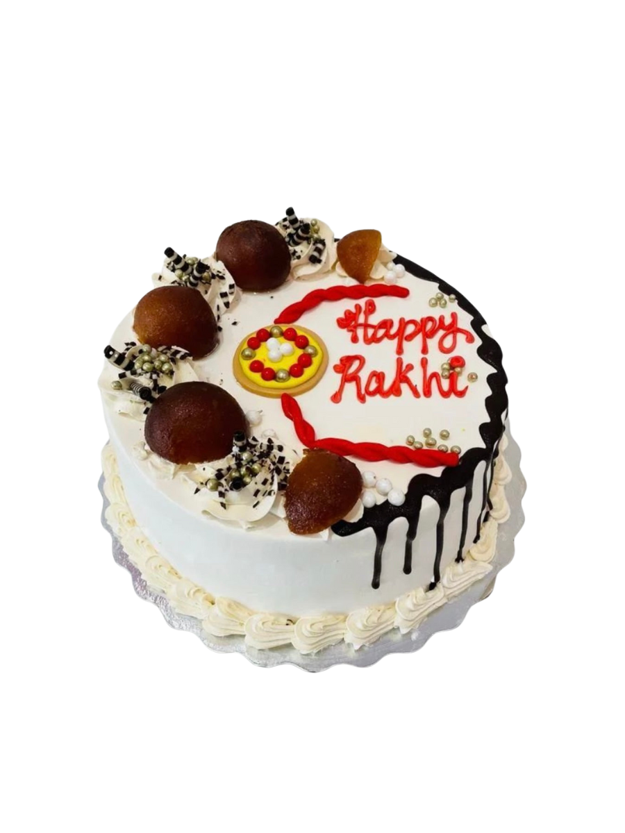 Gulab Jamun Rakhi Cake