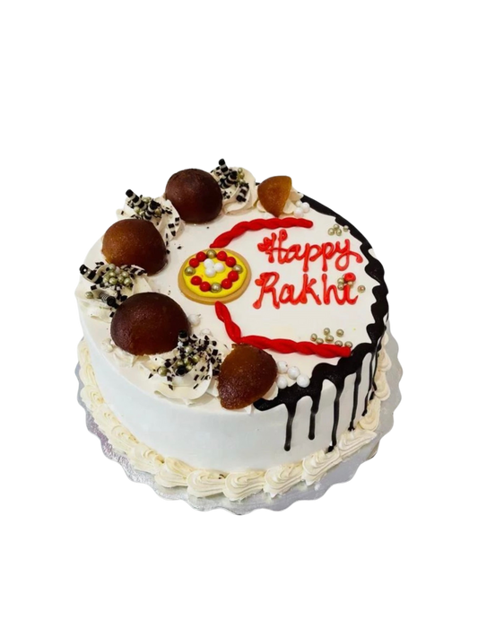 Gulab Jamun Rakhi Cake