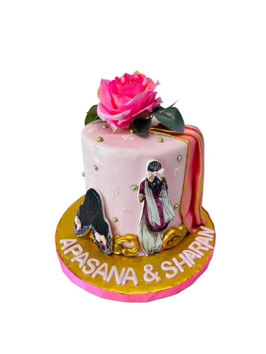 Apasana Bridal Shower Cake
