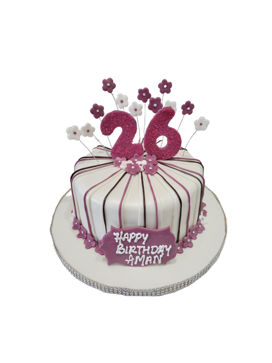 Aman Birthday Fondant Cake