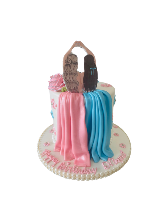 Bff Fondant Cake