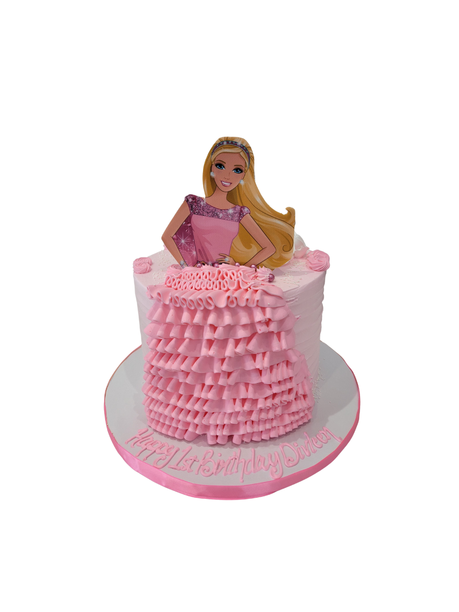 Divleen Barbie Birthday Cake