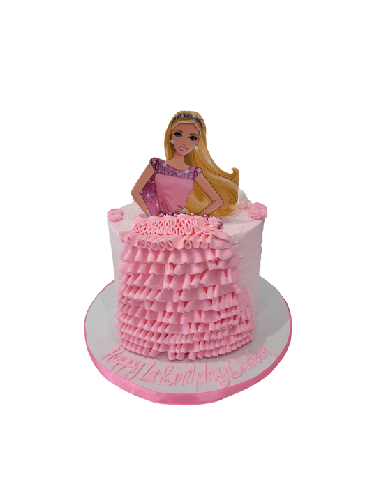 Divleen Barbie Birthday Cake