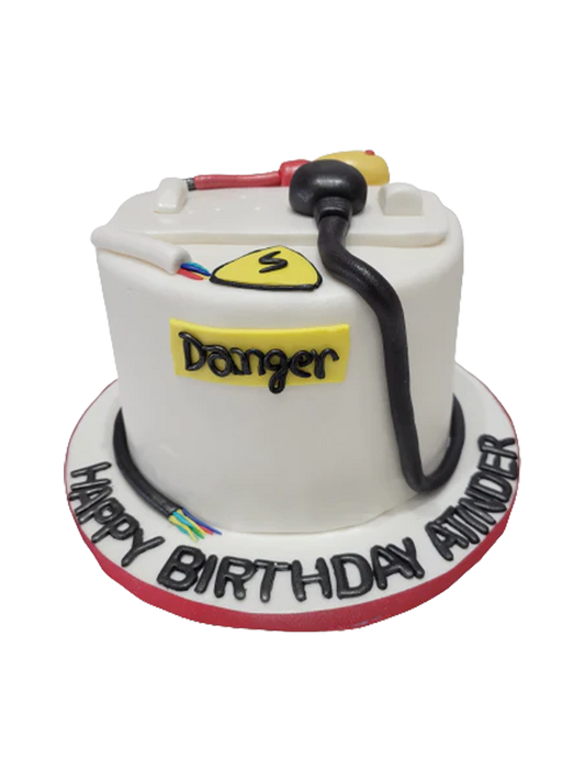 Atinder Electrician Fondant Cake