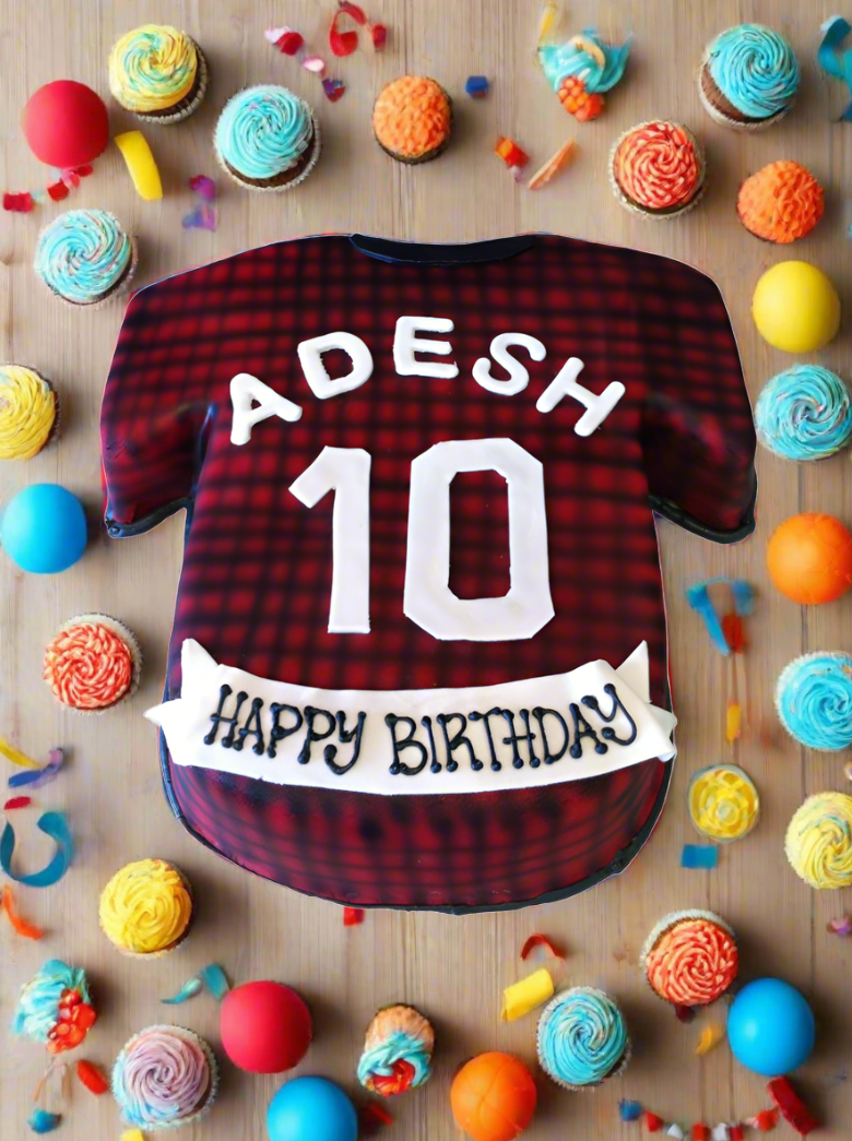 Adesh Jersey Molded Cake