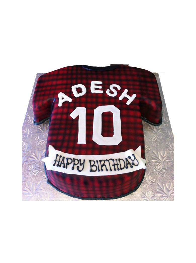 Adesh Jersey Molded Cake
