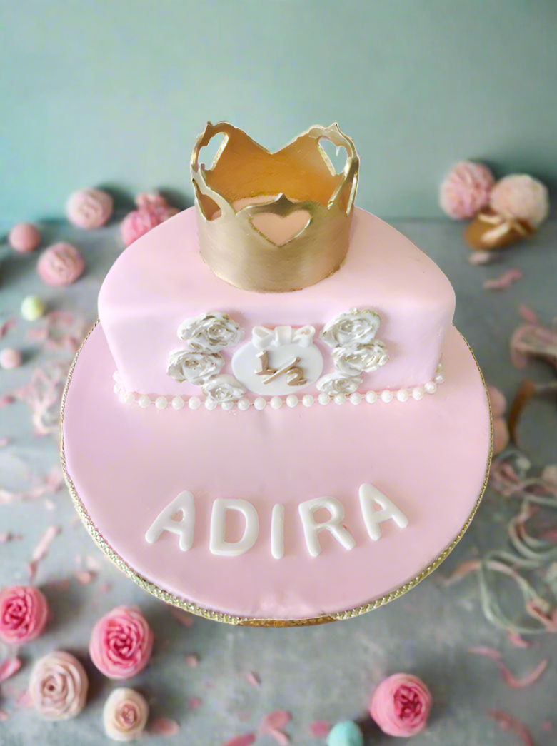 Adira Half Birthday Cake