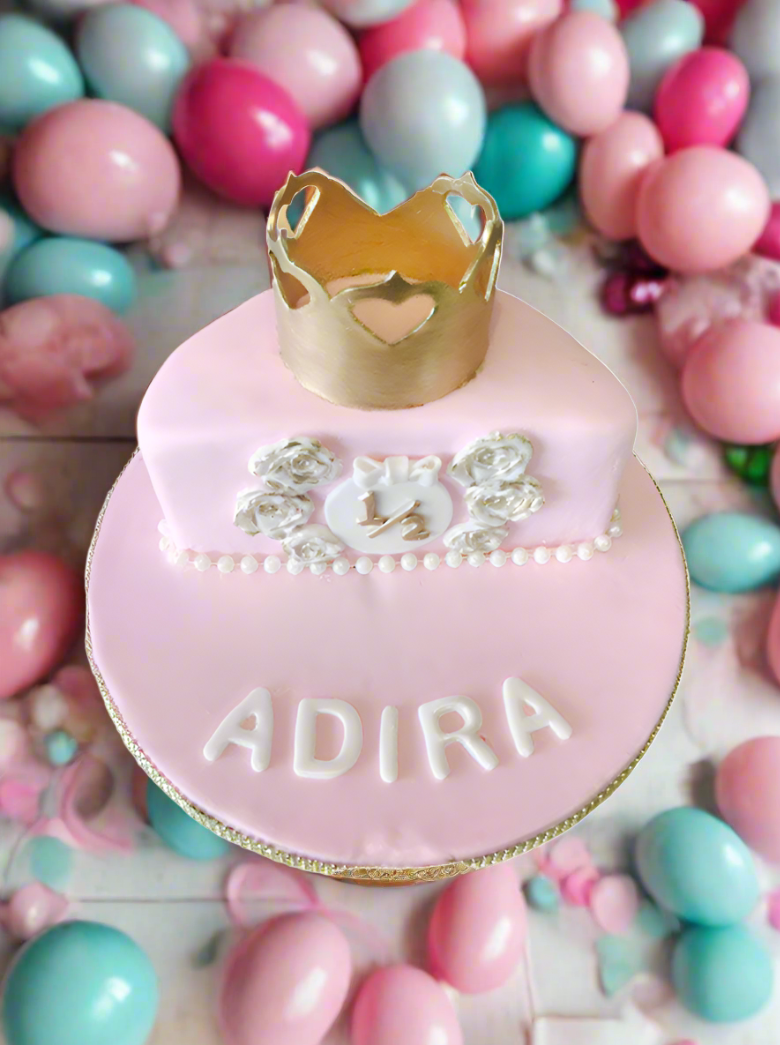 Adira Half Birthday Cake