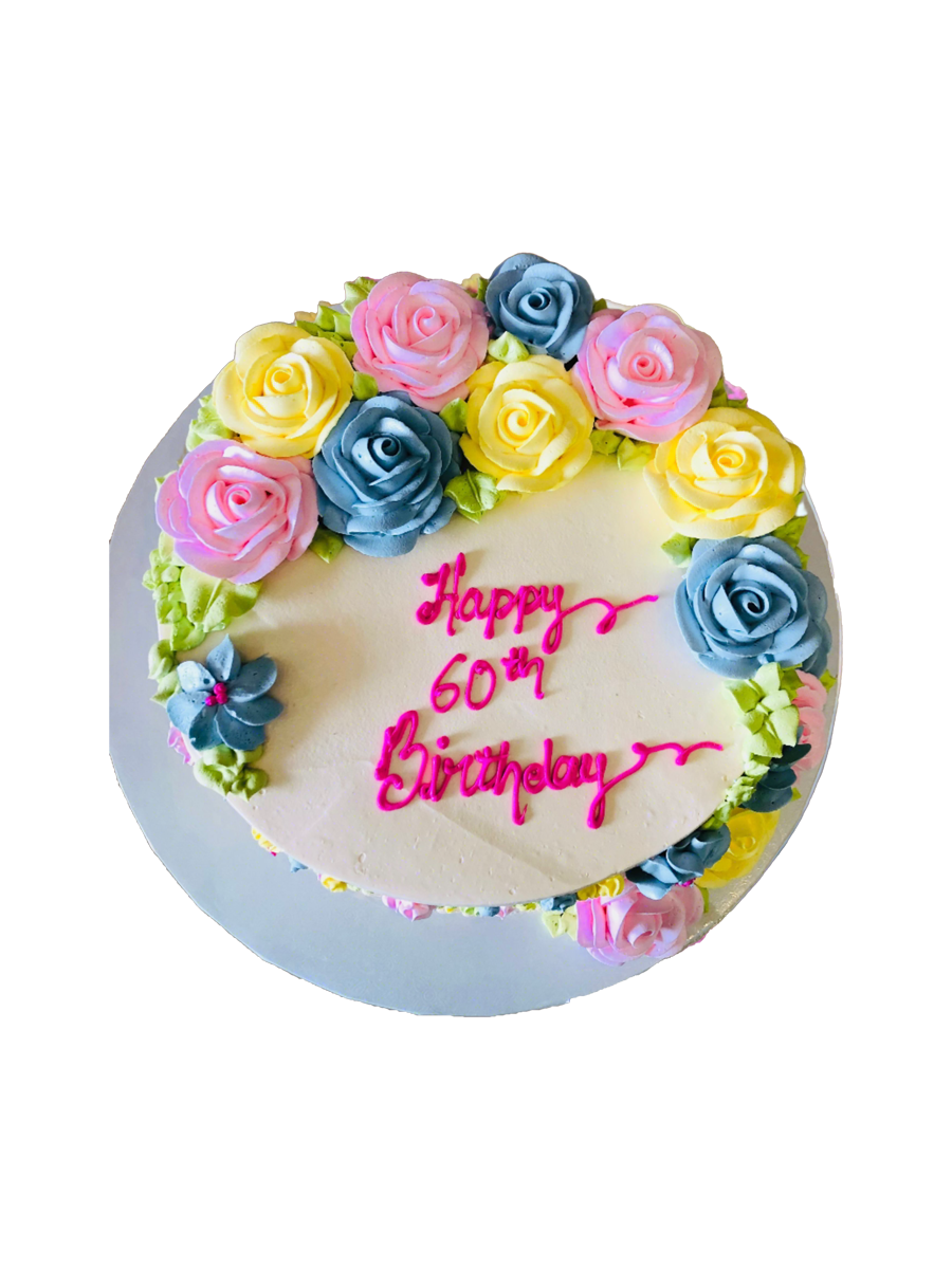 Akshu Flower Cake
