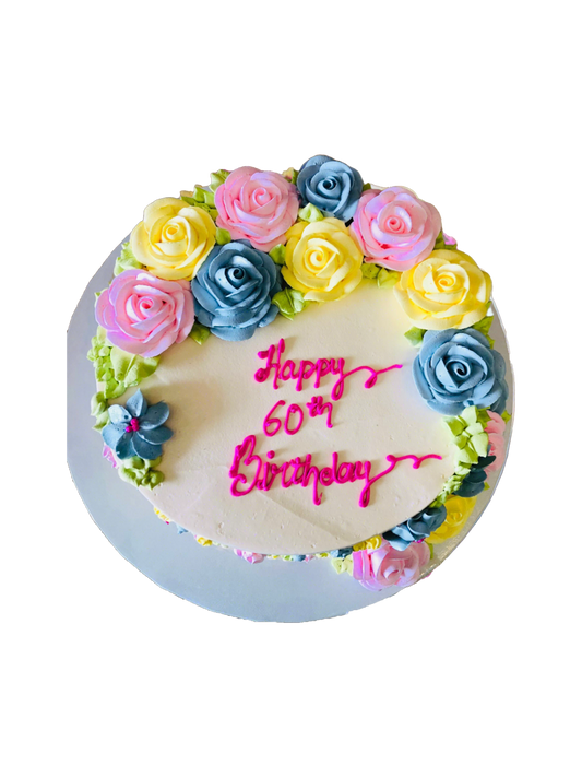 Akshu Flower Cake