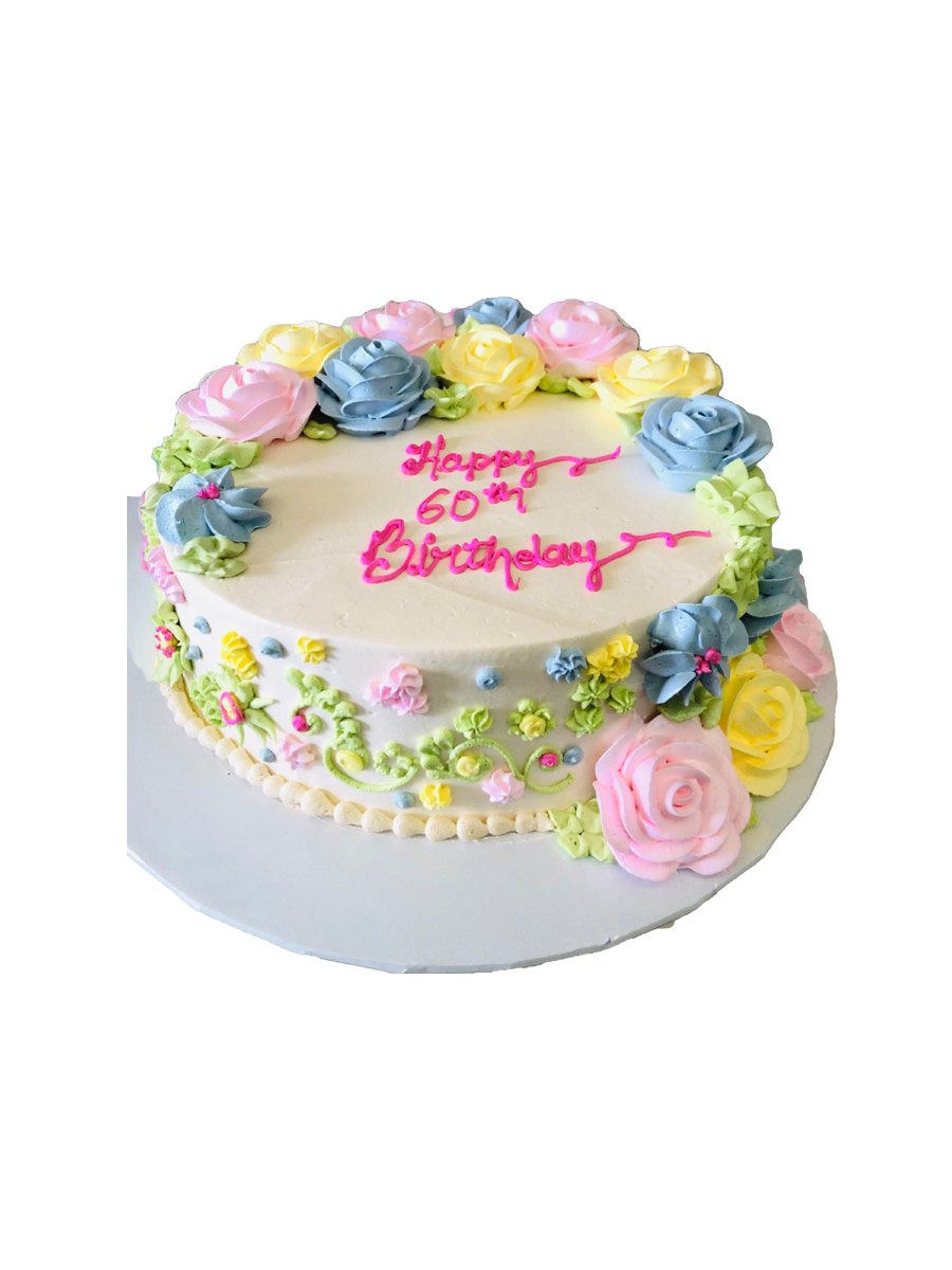 Akshu Flower Cake