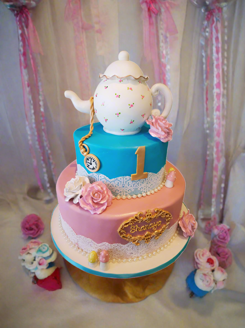 Alice In Wonderland Birthday Cake
