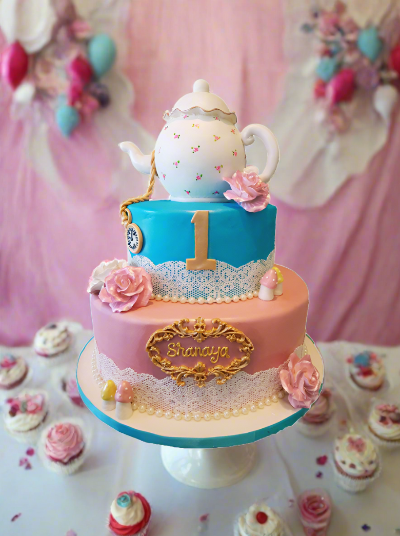 Alice In Wonderland Birthday Cake