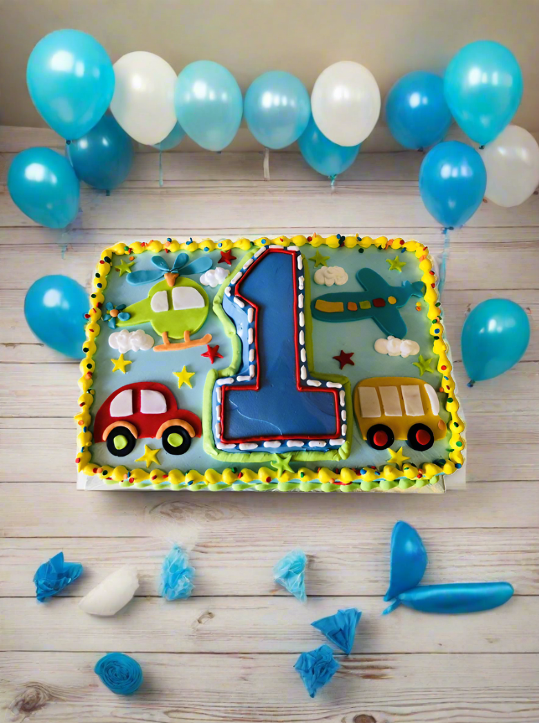 All Aboard 1St Birthday Cake