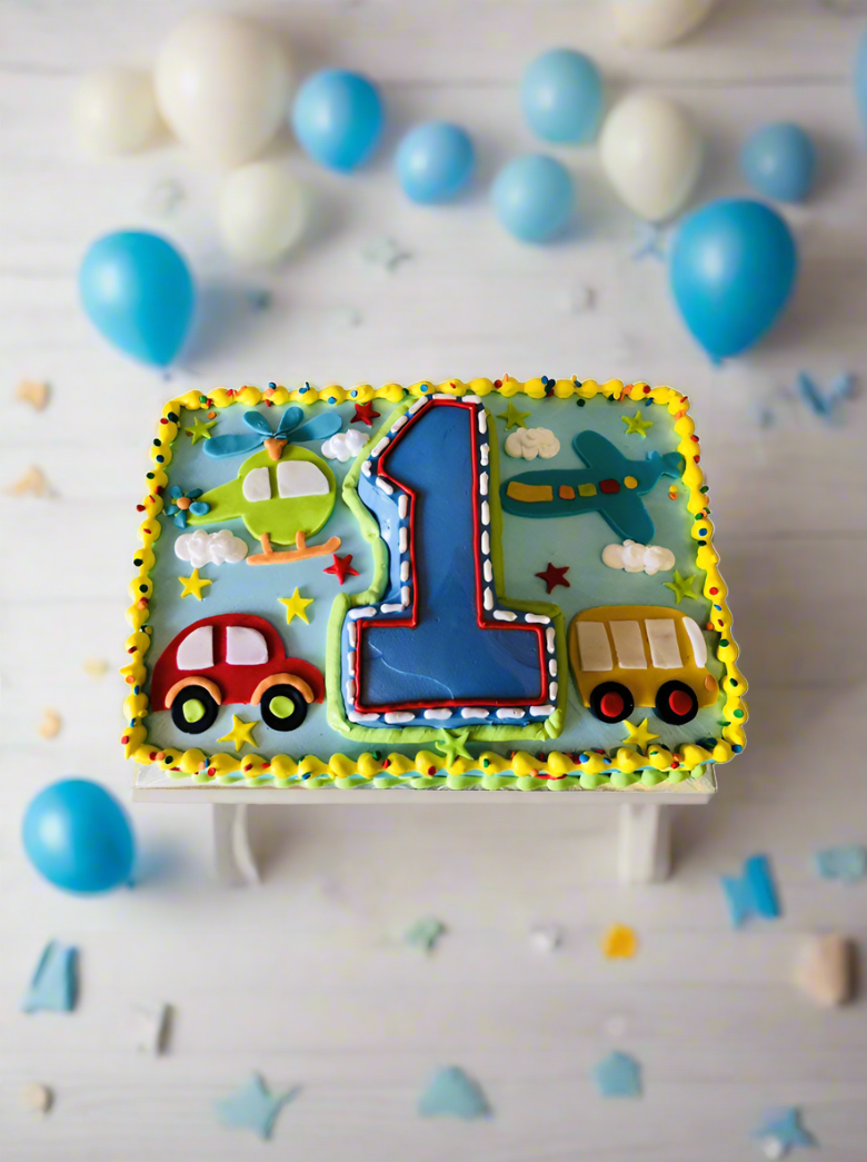 All Aboard 1St Birthday Cake
