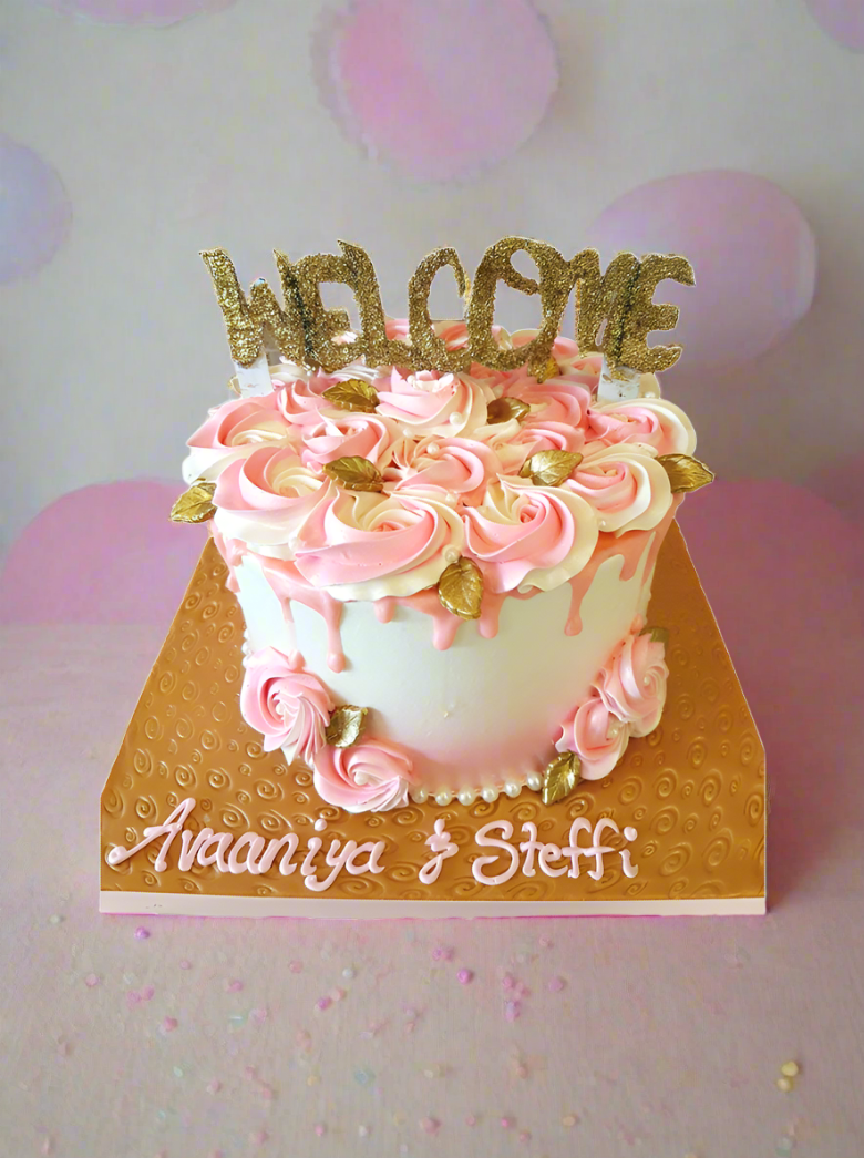 Avaaniya And Steffi Birthday Cake