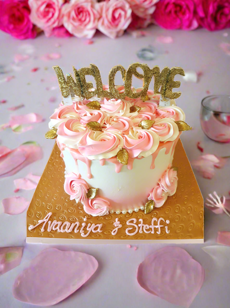 Avaaniya And Steffi Birthday Cake