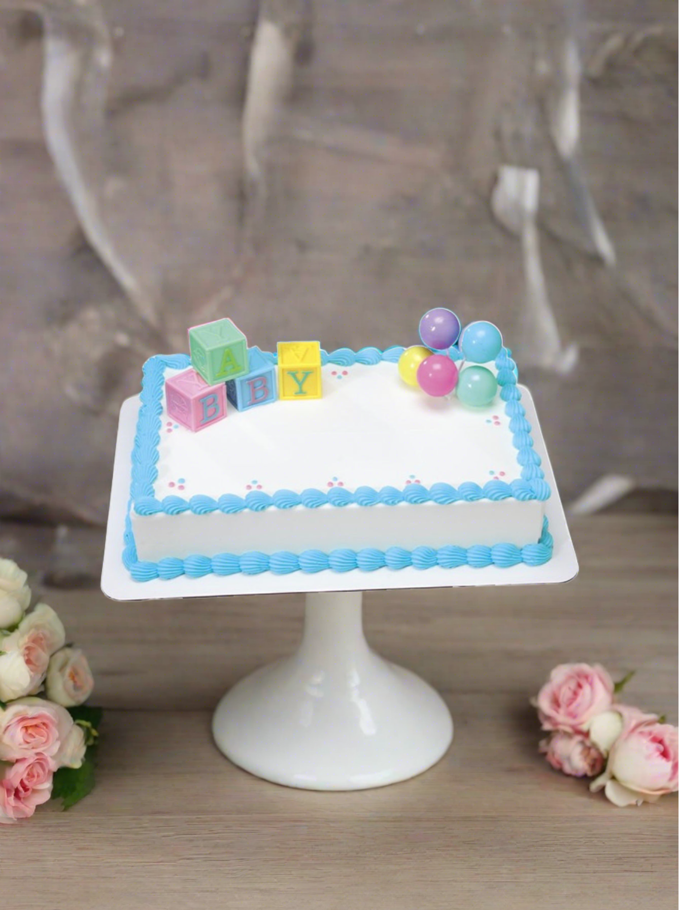 Baby Blocks Cake