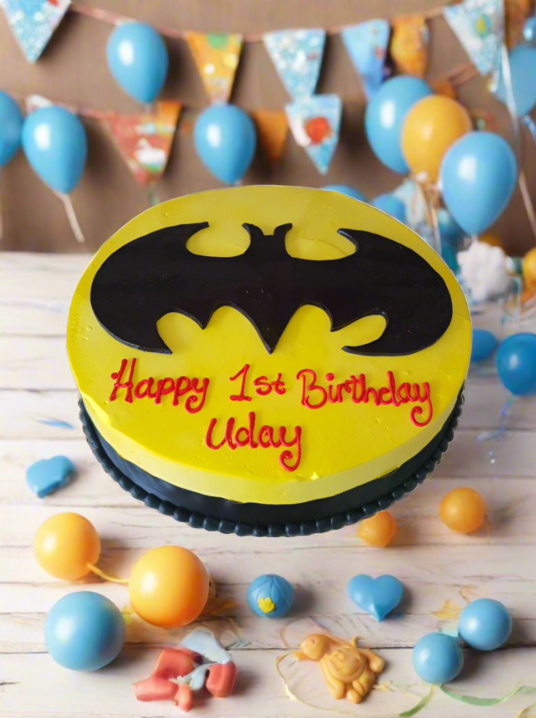Batman Logo Cake