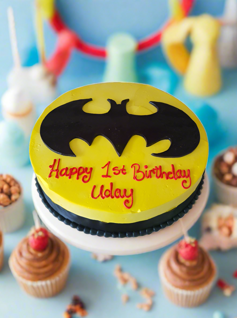 Batman Logo Cake