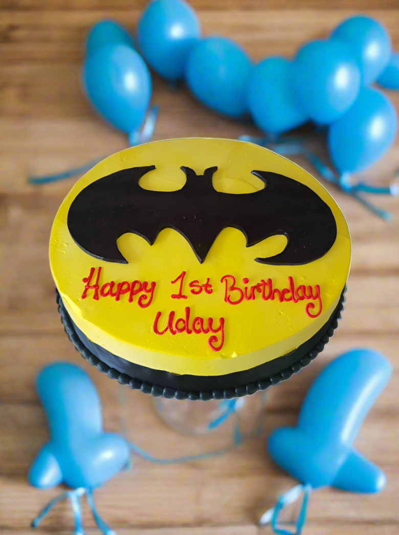 Batman Logo Cake