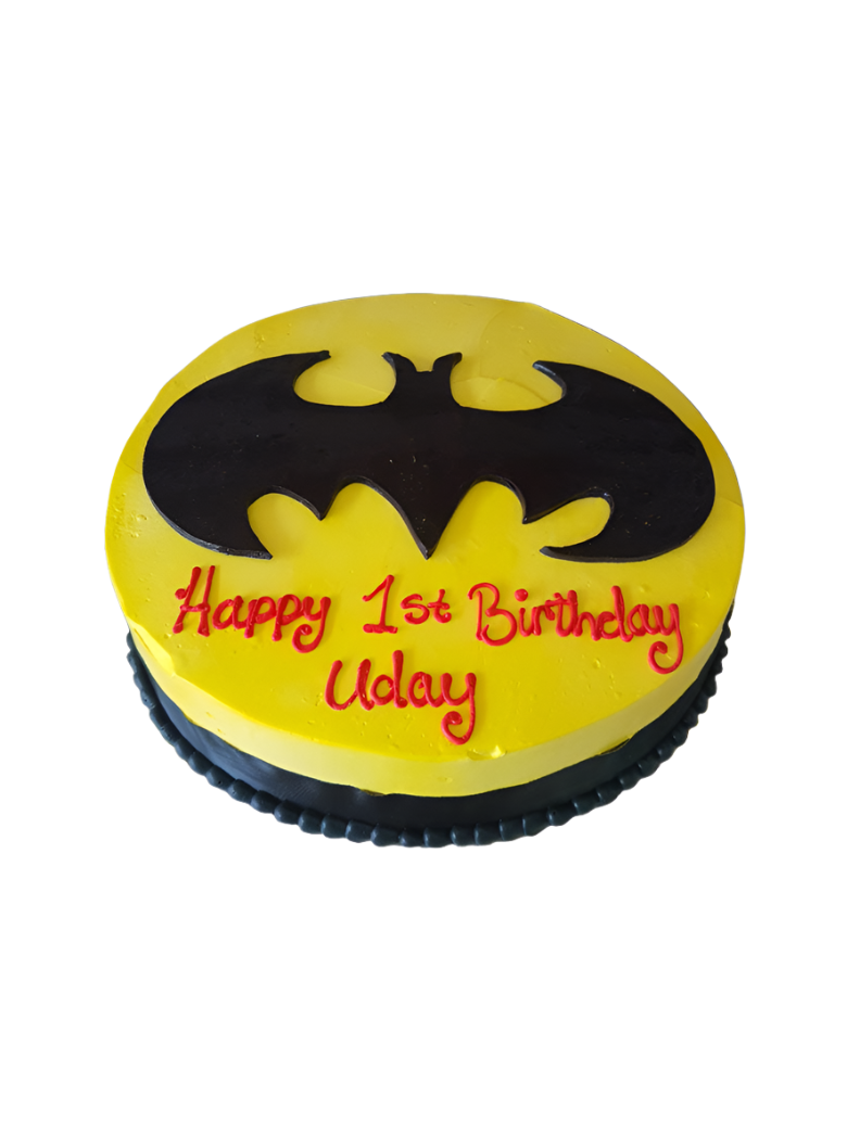 Batman Logo Cake