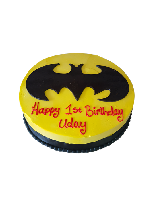 Batman Logo Cake