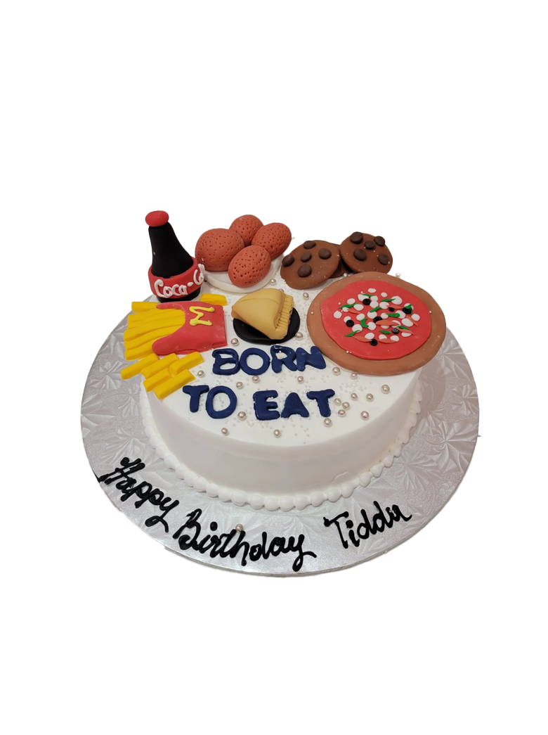 Born To Eat Food Cake