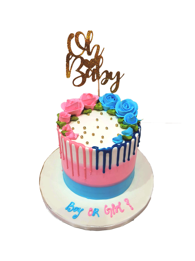 Boy Or Girl Cream Cake