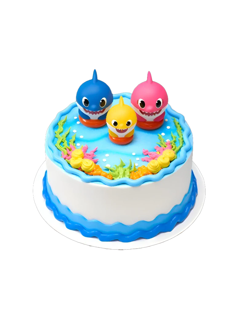 Baby Shark Toy Cake
