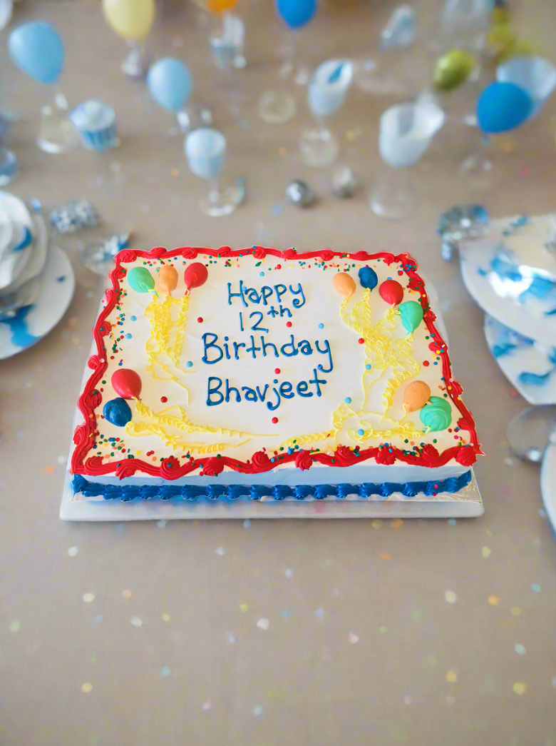 Balloon Birthday Cake