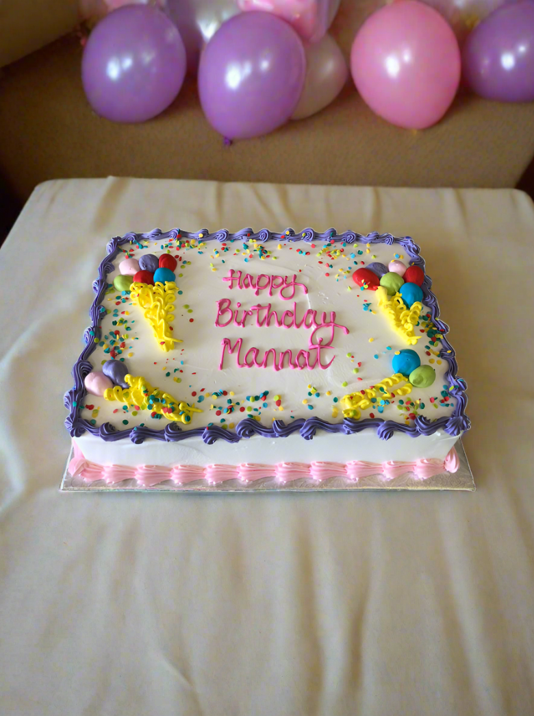 Balloon Birthday Cake