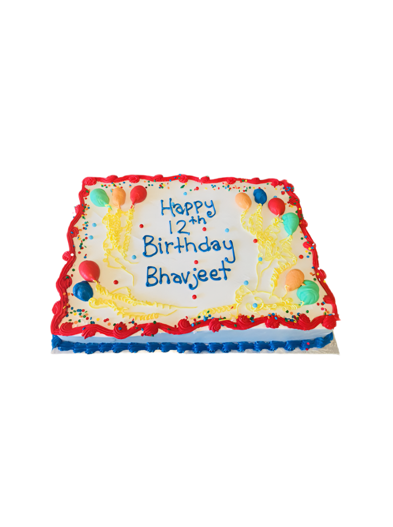 Balloon Birthday Cake