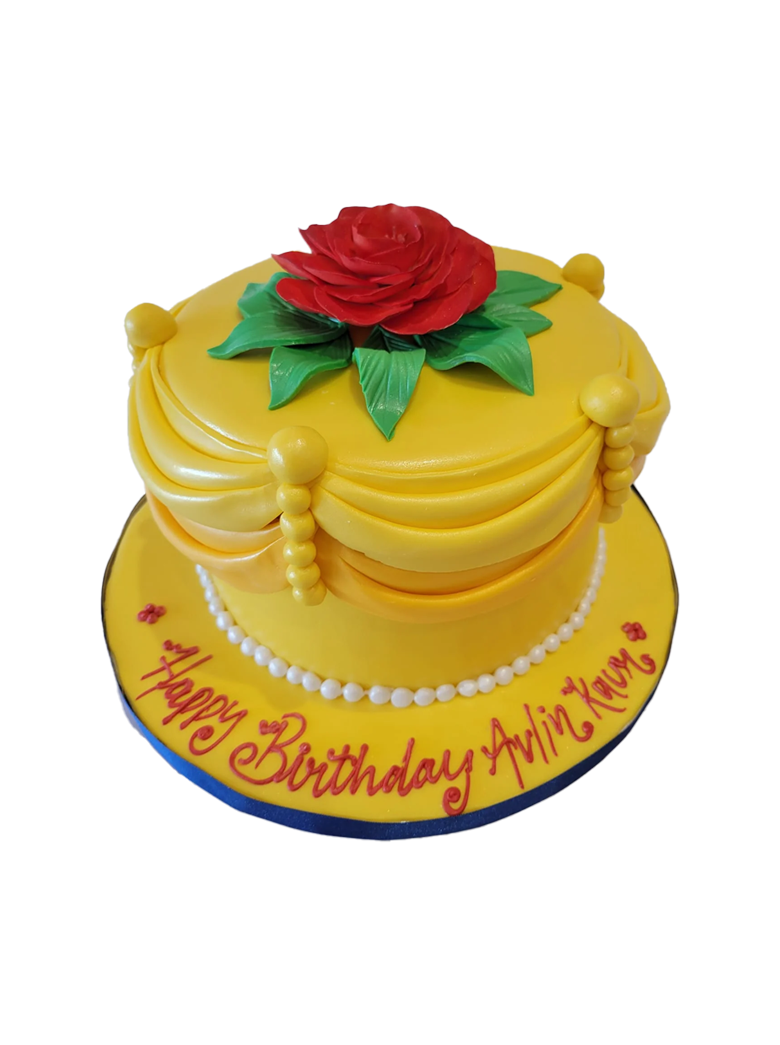 Belle Princess Fondant Cake