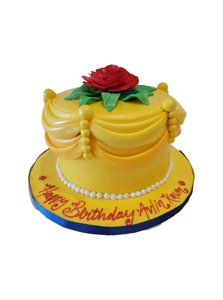 Belle Princess Fondant Cake