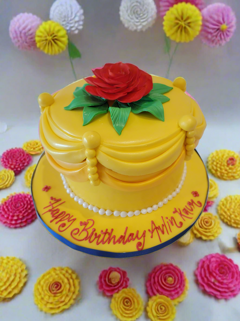 Belle Princess Fondant Cake