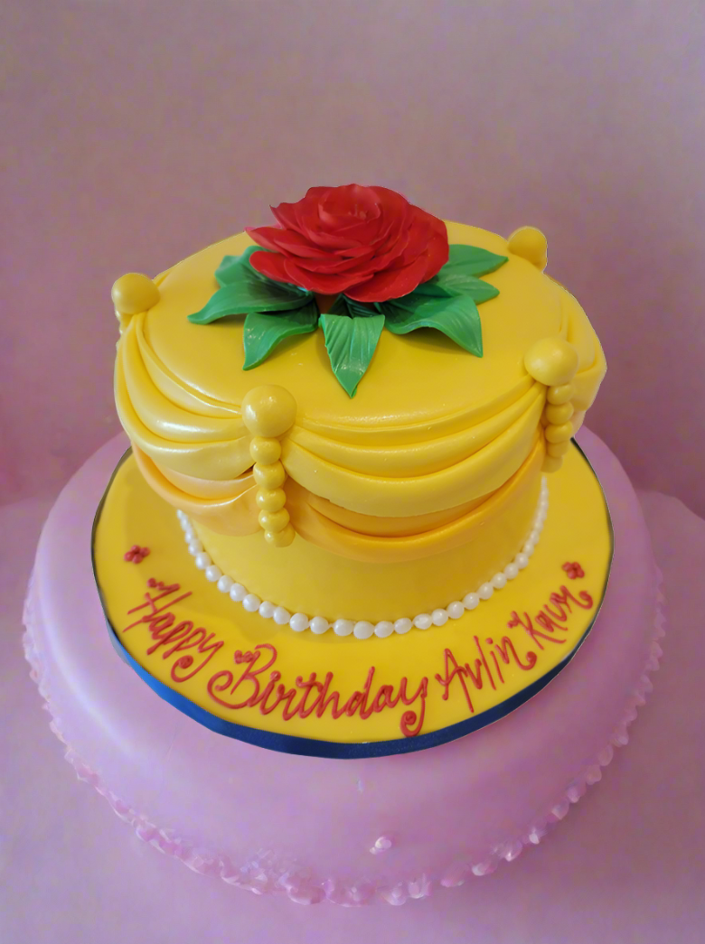 Belle Princess Fondant Cake