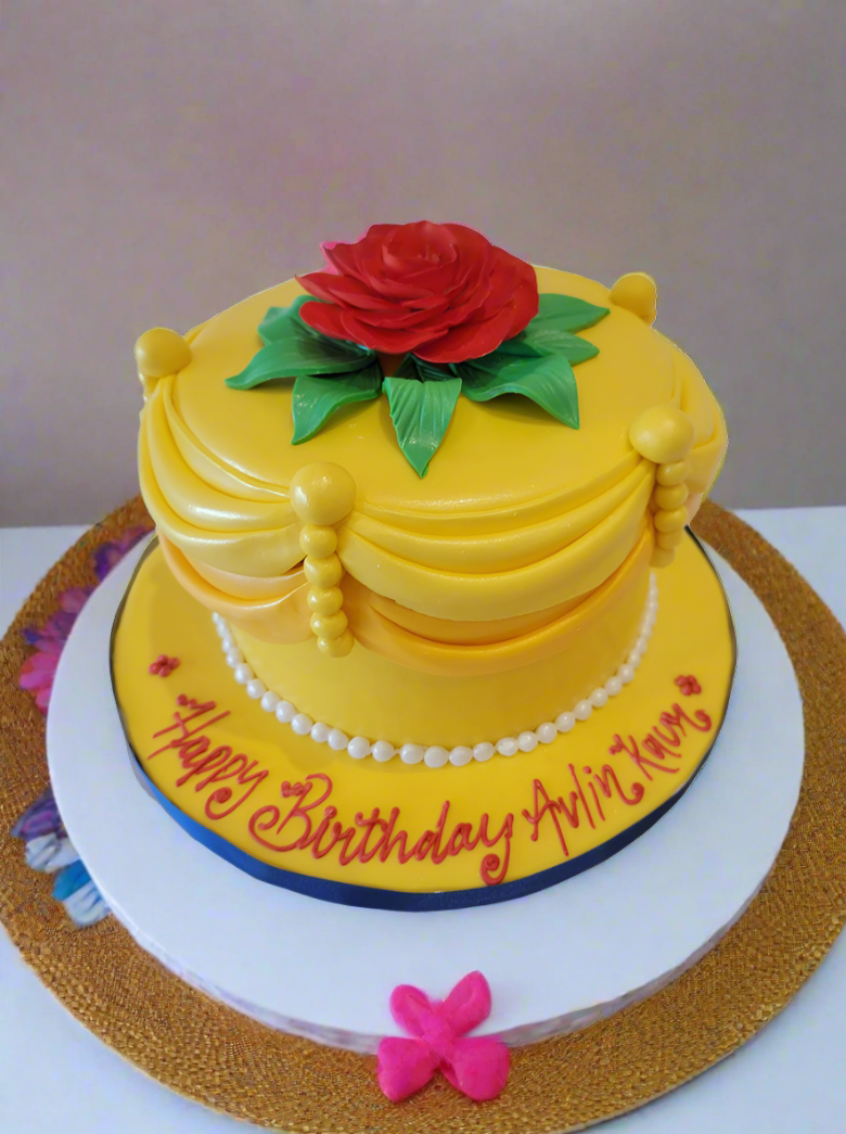 Belle Princess Fondant Cake