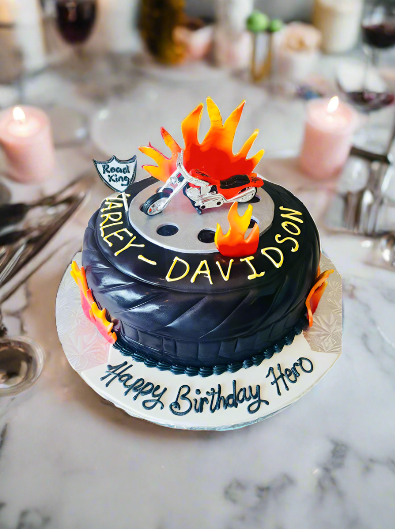Bike Fondant Cake