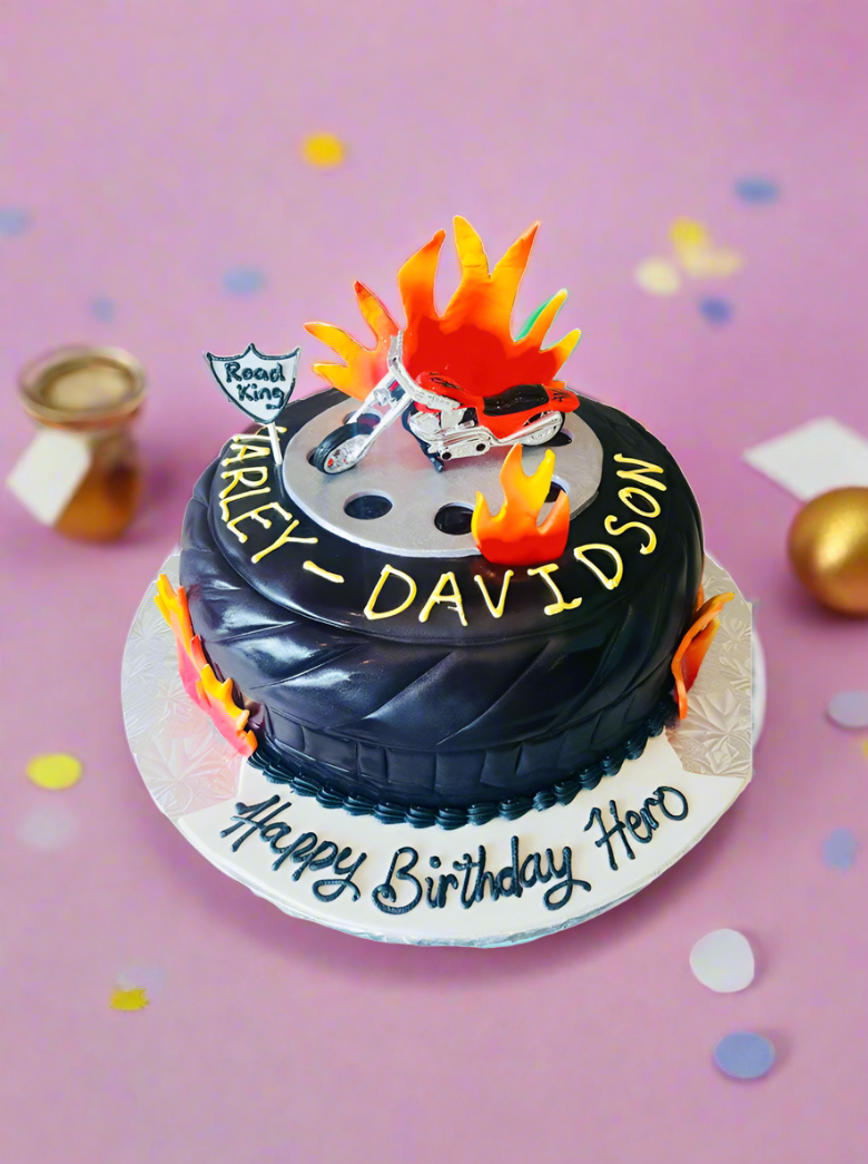 Bike Fondant Cake