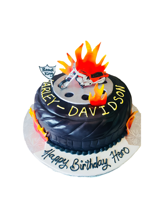 Bike Fondant Cake