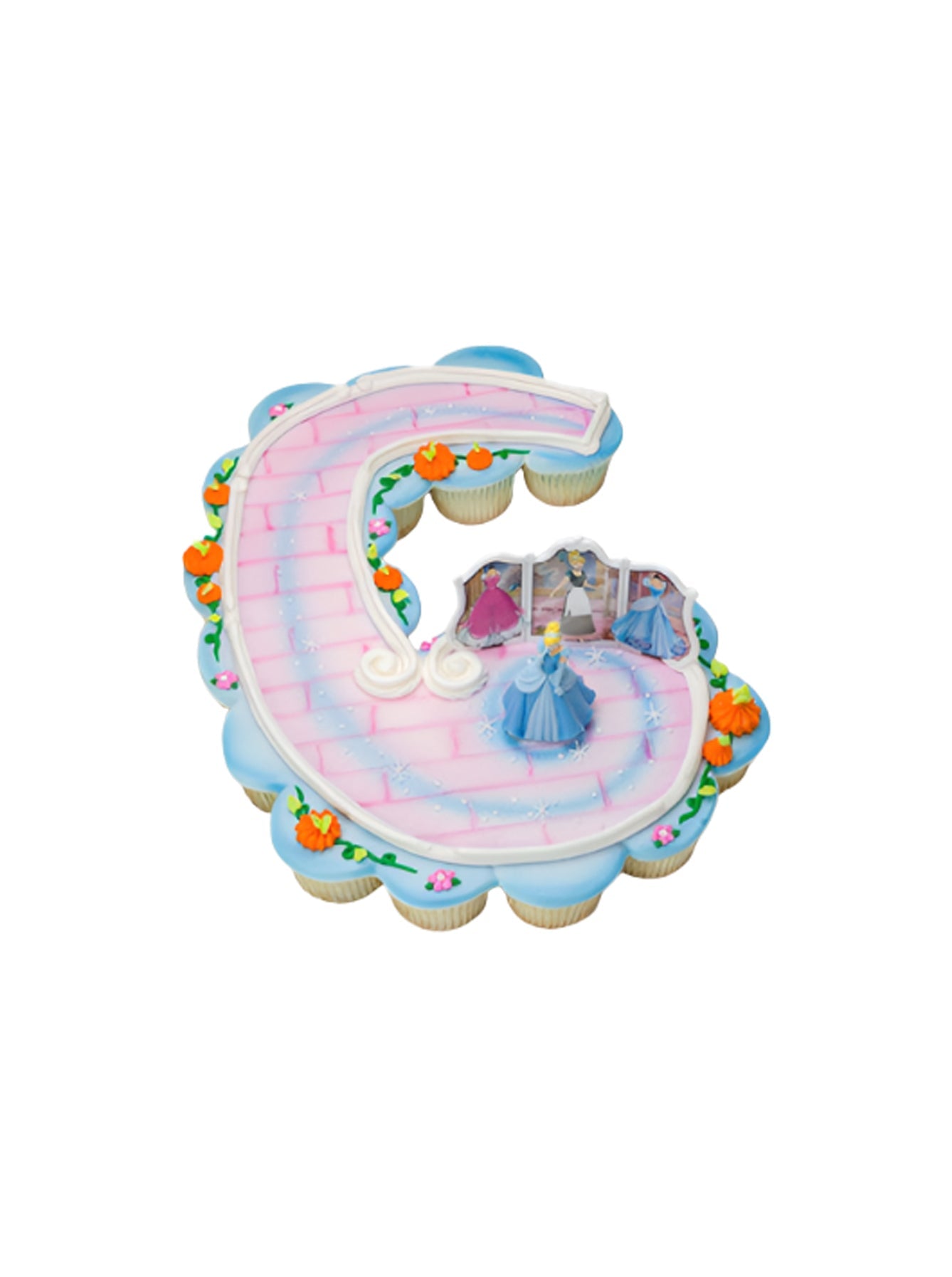 6Th Birthday Cinderella Transform Cupcakes
