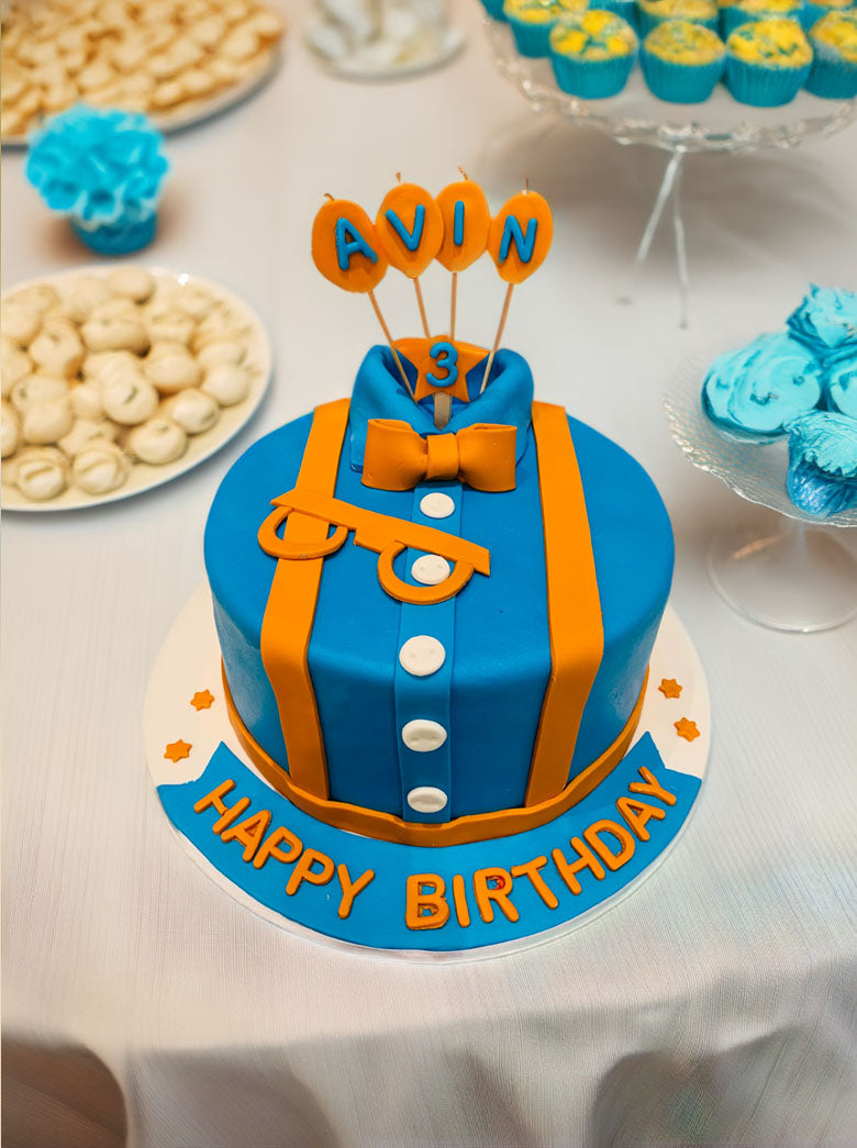 Blippi Fondant Birthday Cake