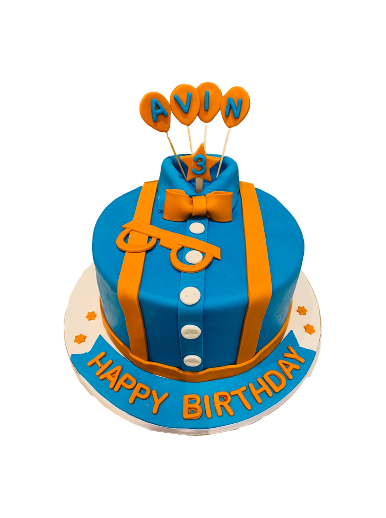Blippi Fondant Birthday Cake