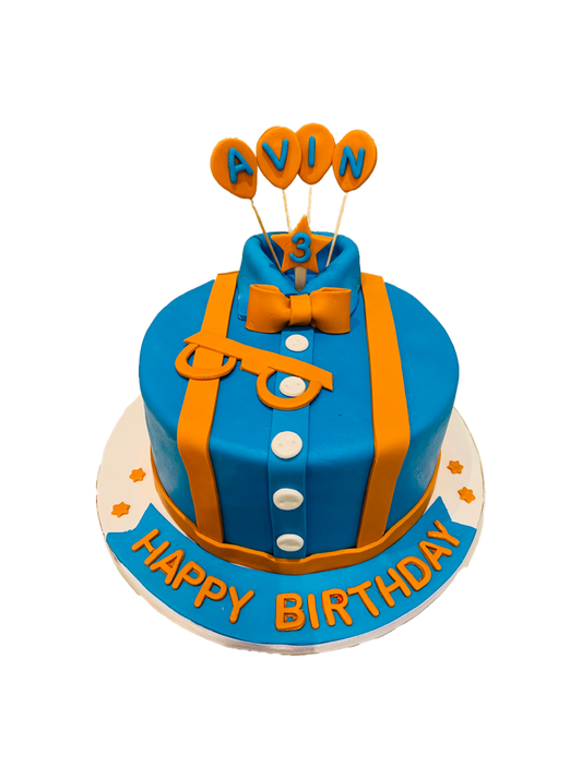 Blippi Fondant Birthday Cake