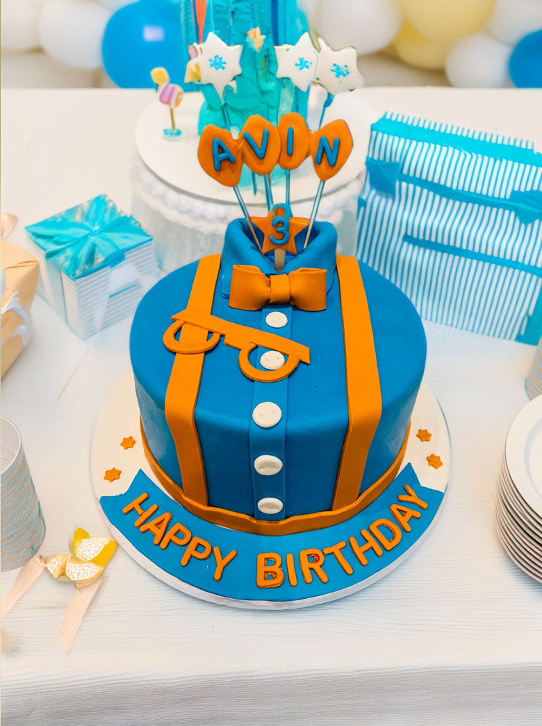 Blippi Fondant Birthday Cake