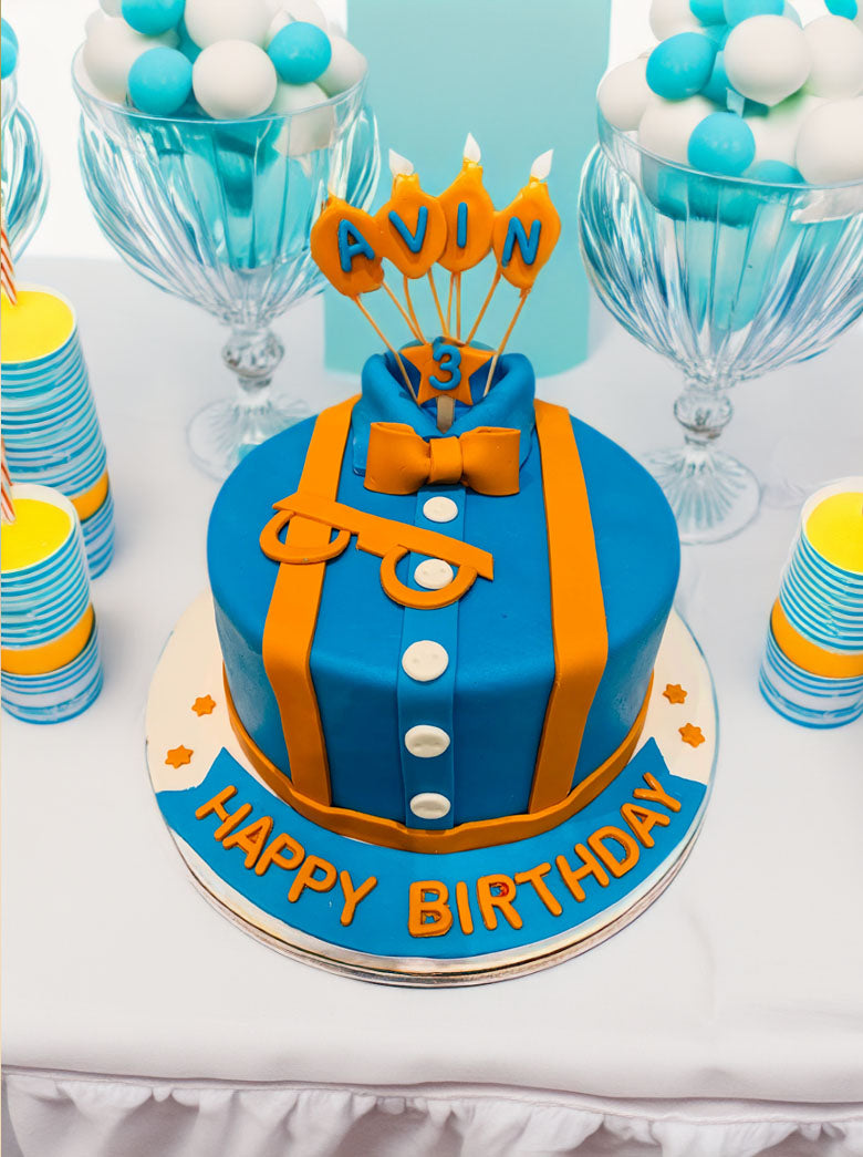 Blippi Fondant Birthday Cake