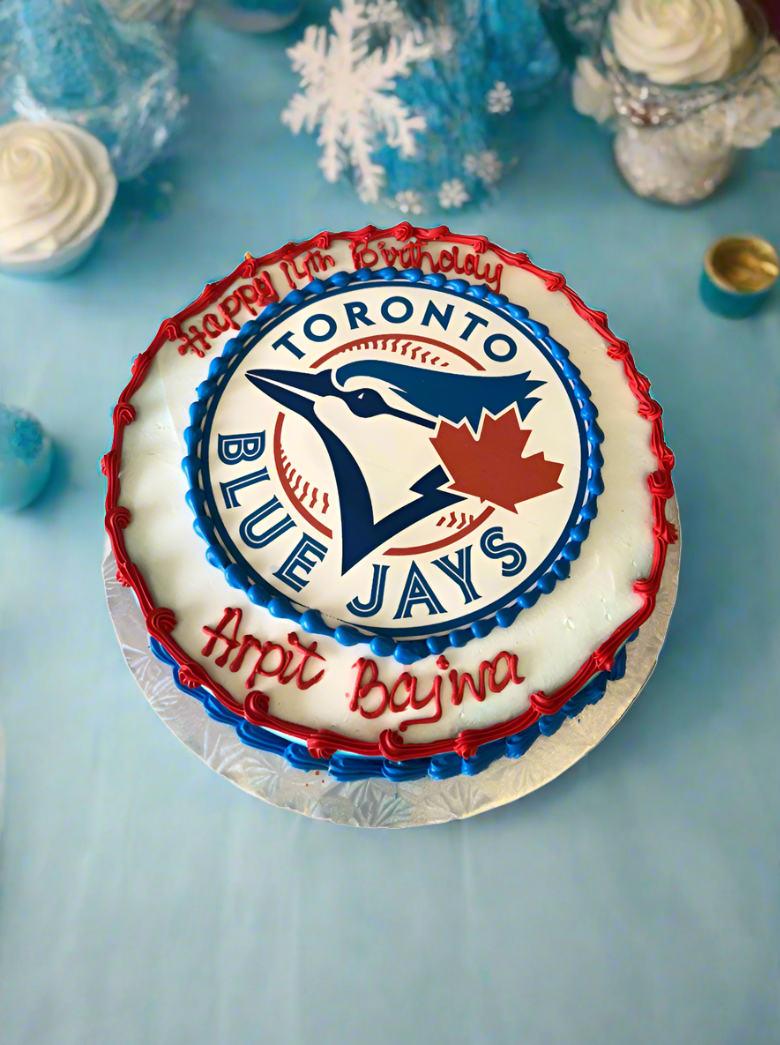 Blue Jays Photo Cake
