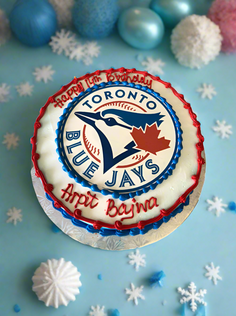 Blue Jays Photo Cake
